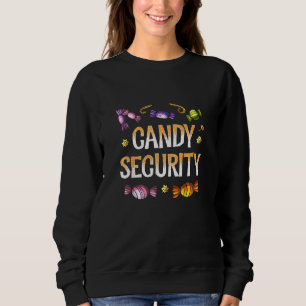Sudadera Candy Security Parents Costume Halloween Mamá Papá