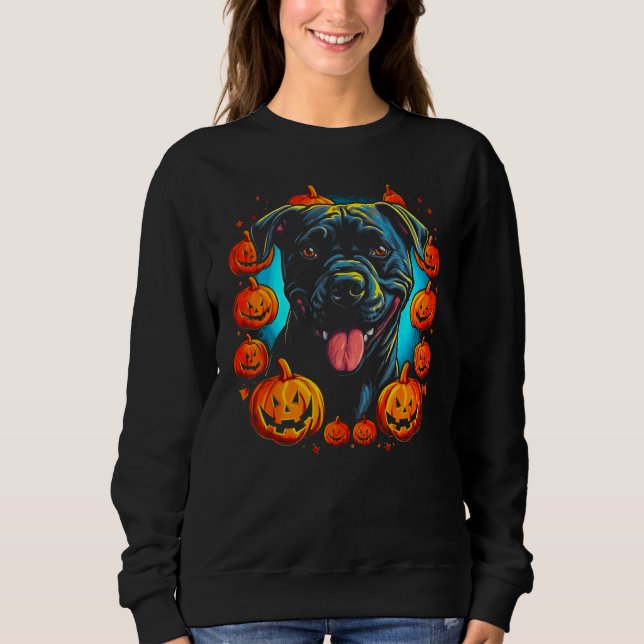 Sudadera Cane Corso Dog Pumpkin Halloween (Anverso)