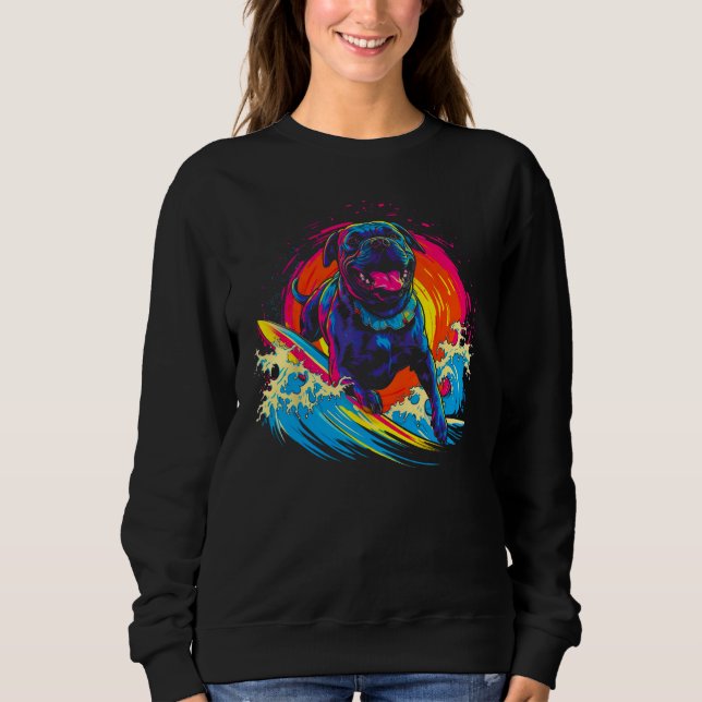 Sudadera Cane Corso Dog Surfer (Anverso)