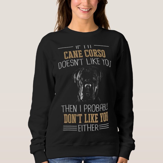 Sudadera Cane Corso Italiano Dog (Anverso)
