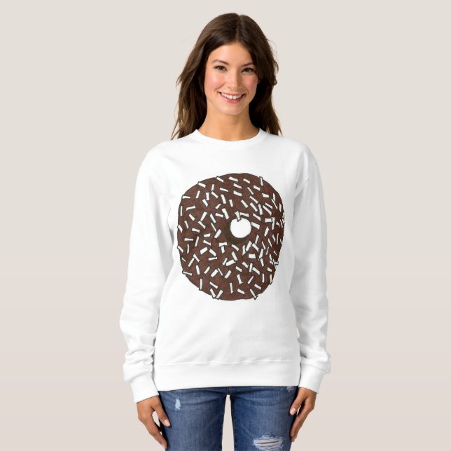 Sudadera Cañera de chocolate Donut Doughnut Sweatshirt (Anverso completo)