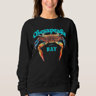 Sudadera Cangrejo azul de la bahía de Chesapeake