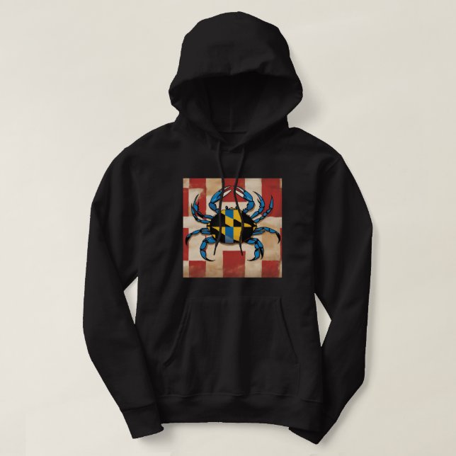 Sudadera Cangrejo azul de Maryland (Diseño del anverso)