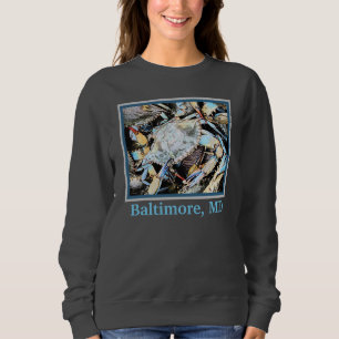 Sudadera Cangrejo Baltimore, camiseta de Maryland