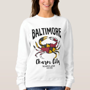 Sudadera Cangrejo de Baltimore Charm City