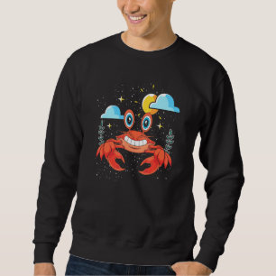 Sudadera Cangrejo de carne de pescado de mar