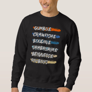 Sudadera Cangrejo de río Cajun Boil Nola Season Louisiana