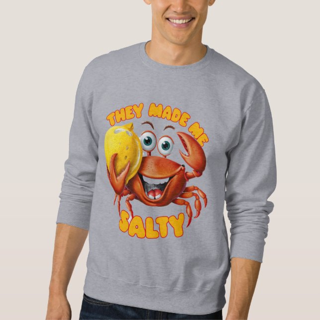 Sudadera Cangrejo divertido (Anverso)