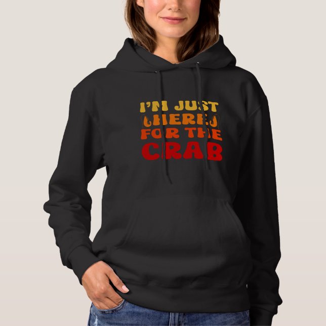 Sudadera Cangrejo Me Encanta Crab Comida Graciosa Amor Mar  (Anverso)