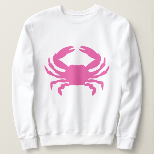 Sudadera Cangrejo rosa (Anverso del diseño)