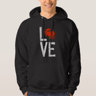 Sudadera Cangrejos Amor Cangrejo Langosta Crustáceo