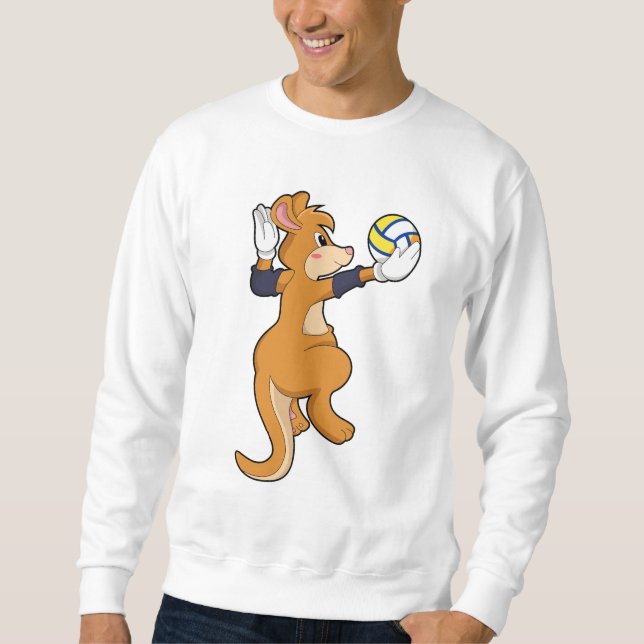 Sudadera Canguro en deportes de voleibol (Anverso)