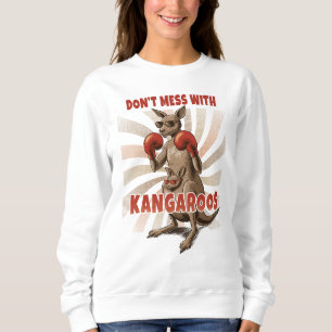 Sudadera Canguro en gafas de sol - Gráfica de actitud austr