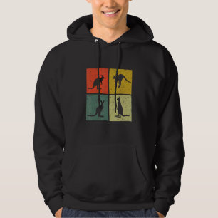 Sudadera Canguro Vintage Australia Canguro Retro