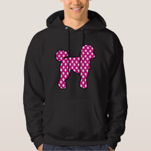 Sudadera Caniche de lunares rosados y blancos para fiesta d