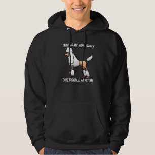 Sudadera Caniche para hombres papá doodle perro caniche pel