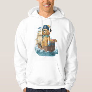 Sudadera Caniche Pirata � Perro Marino Divertido