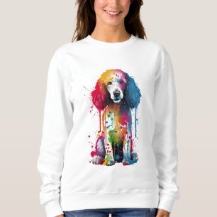 Sudadera Caniche Vibrante y Colorido