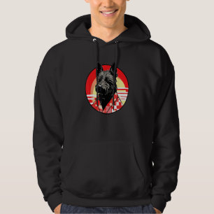Sudadera Canina divertida de kimono de terror escocés