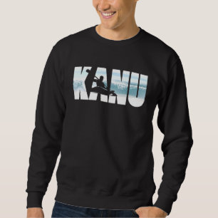 Sudadera Canoa Olas Vintage Deportes Acuáticos