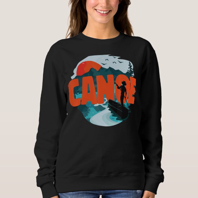 Sudadera Canoe Canoeing Canoe (Anverso)