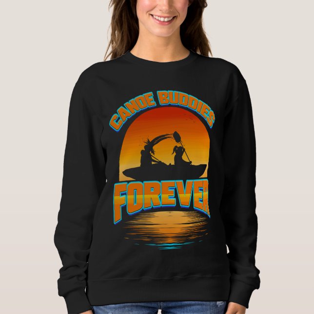 Sudadera Canoe driver  for paddle club canoe partner excurs (Anverso)