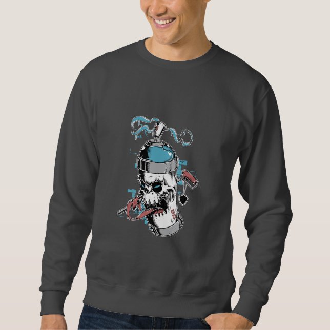 Sudadera Cañón de cráneo (Anverso)