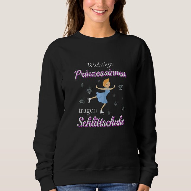 Sudadera Cañón de hielo patinadora artística femenina patin (Anverso)