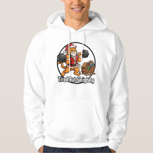 Sudadera Cansado Pero Arrastra Con Humor Diseño De Gato De 