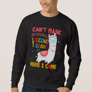Sudadera Cant Mask Mi Emoción Segundo Grado Aquí I Come L