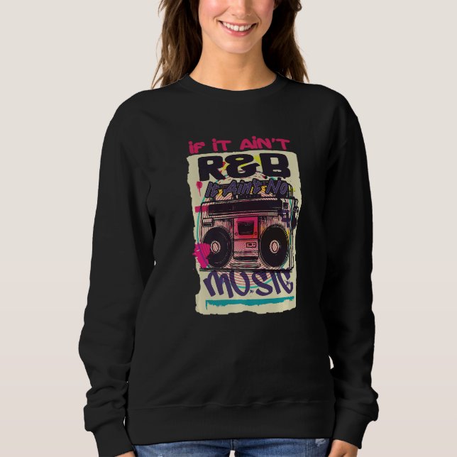 Sudadera Cantante Urb de R&B Music Teacher (Anverso)