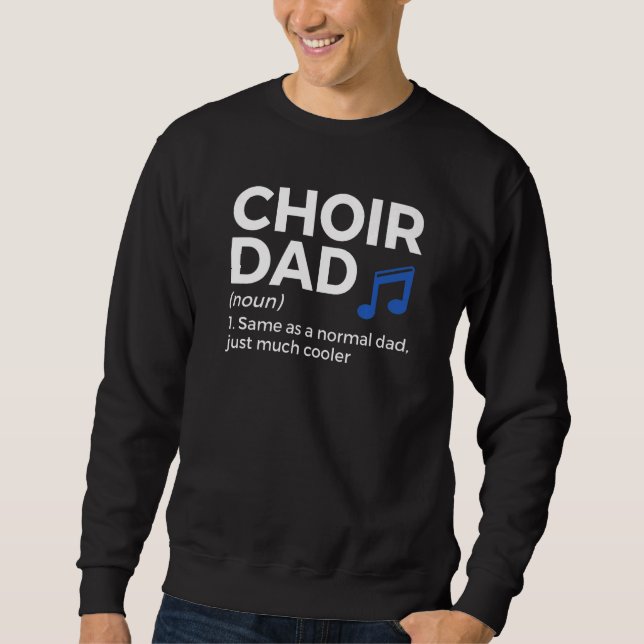 Sudadera Canto Choir Dad Definition (Anverso)