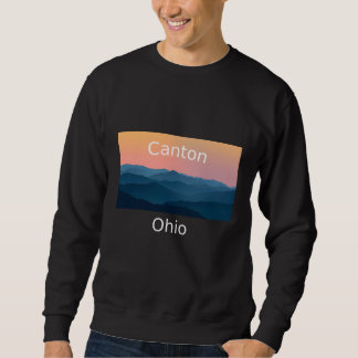 Sudadera Canton Ohio Mountain sunset hometown