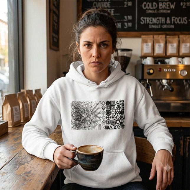 Sudadera Caos a Orden Abstracto Geométrico  (Subido por el creador)