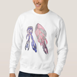 Sudadera Caos abstracto vibrante para hombres