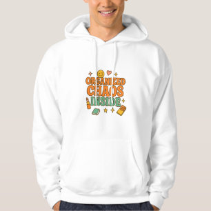 Sudadera Caos organizado dentro de Hoodie