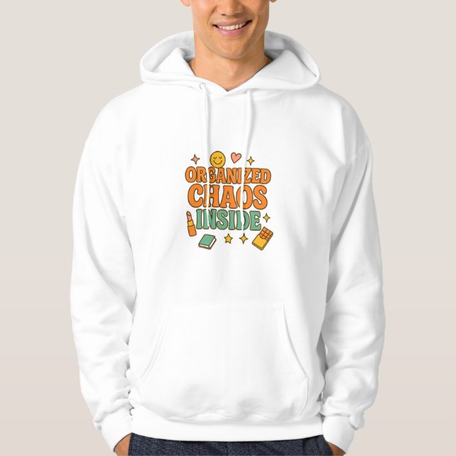 Sudadera Caos organizado dentro de Hoodie (Anverso)