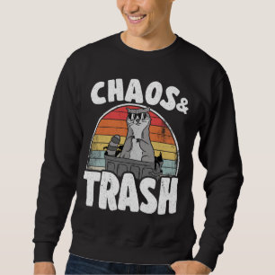 Sudadera Caos y basura Panda Gracioso Racco 4