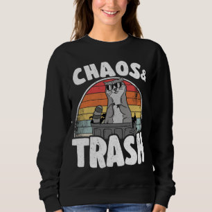 Sudadera Caos y basura Panda Gracioso Racco 4