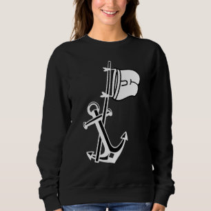 Sudadera Capacidad Ancla de Barco Capitán