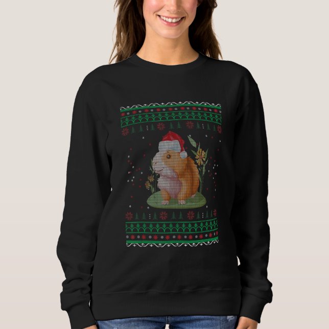 Sudadera Capibara Santa Ugly Navidades Sweet Holiday Love (Anverso)
