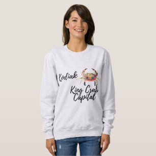 Sudadera Capital del cangrejo de Kodiak