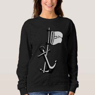 Sudadera Capitán Ancla de Barco