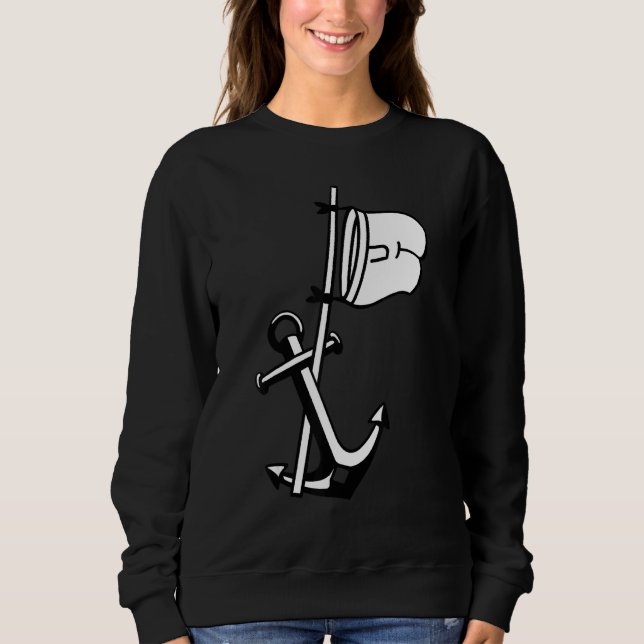Sudadera Capitán Ancla de Barco (Anverso)