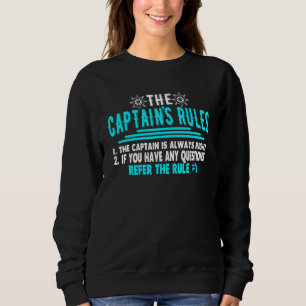 Sudadera Capitán Barco Marinero Marinero Mar