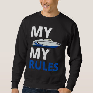 Sudadera Capitán Bote del capitán del barco de la regatón