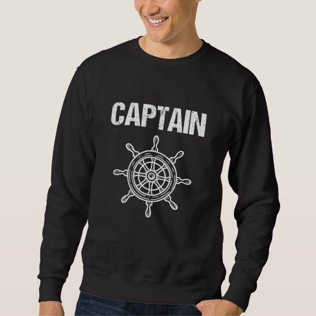 Sudadera Capitán Bote - Pontoon Booting (Anverso)