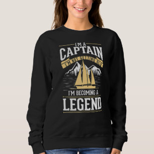 Sudadera Capitán de barco de vela capitán de barco de vela