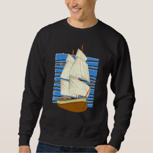 Sudadera Capitán de barco de vela náutica Vela Barco