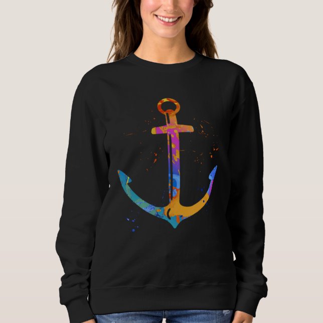 Sudadera Capitán de barco Gráfico  Barco de vela  Capitán d (Anverso)
